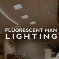 Fluorescent Man Lighting